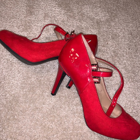 Style & Co Cherry Red Heels 🍒 - Picture 6 of 7